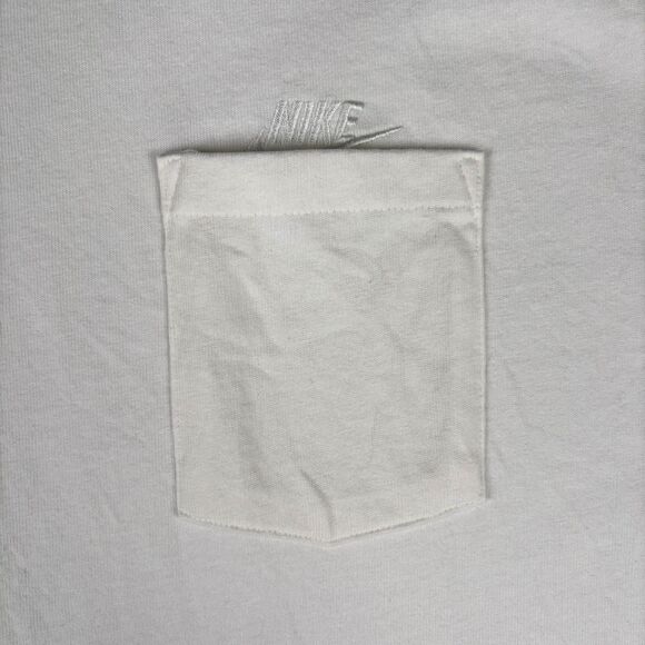 Nike Sportswear The Nike Tee Max 90 Long Sleeve Mens L Off White Cream Shirt EUC - Picture 6 of 13